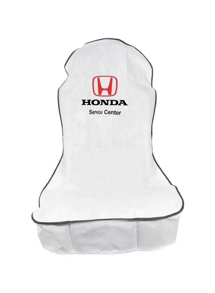 Honda Car Seat Cover Universal Car Seat Dust Dirt Extra Protection Cover For Your Seat 2 Pcs Set HONDA logo Seat Cover - Image 4