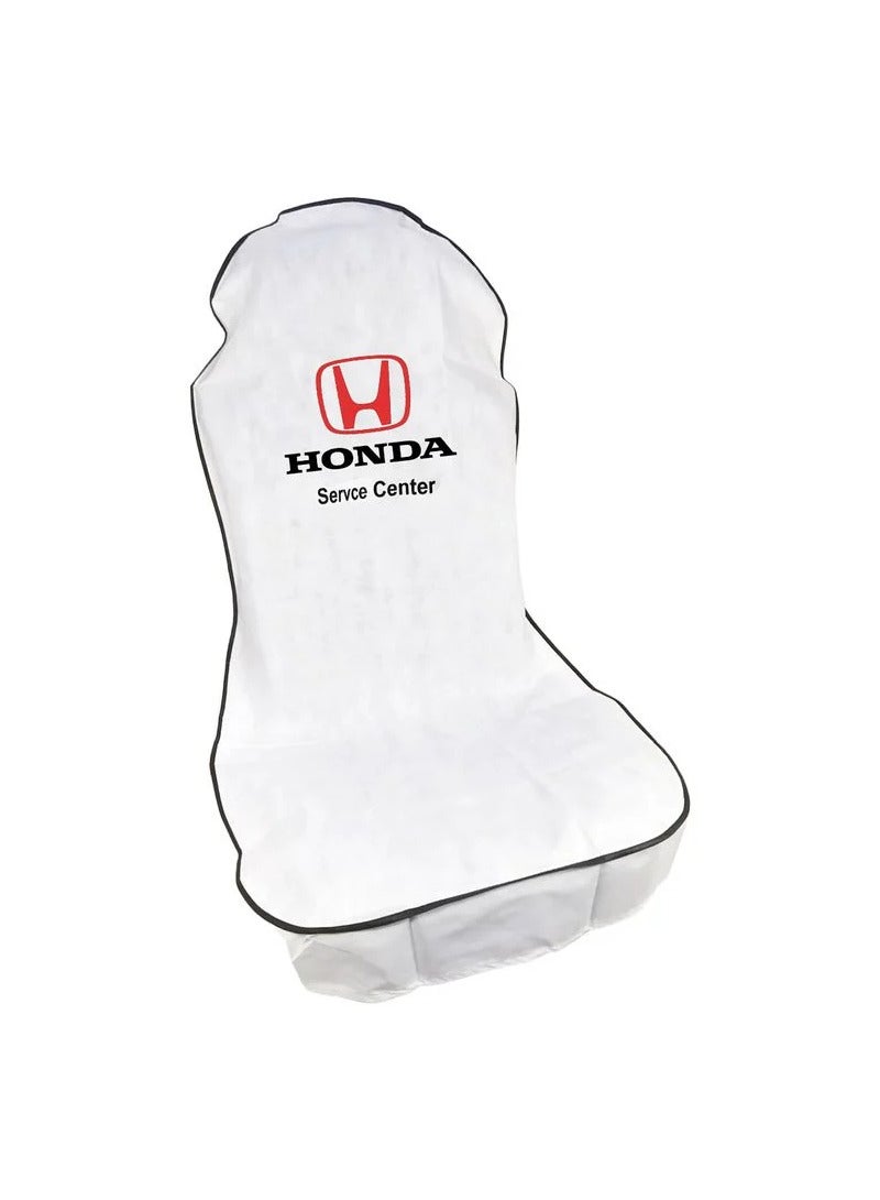 Honda Car Seat Cover Universal Car Seat Dust Dirt Extra Protection Cover For Your Seat 2 Pcs Set HONDA logo Seat Cover - Image 3
