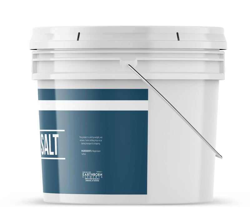 Earthborn Elements Epsom Salt (1 Gallon), Resealable Bucket, Magnesium Sulfate Soaking Solution, All-Natural - Image 3