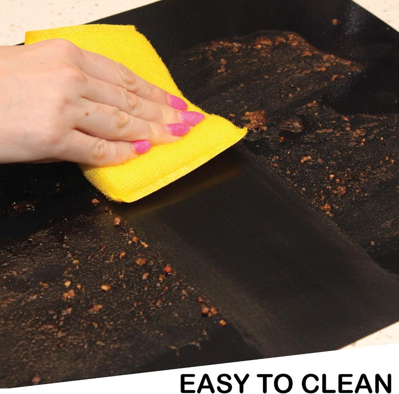 GrillShield 3 Heavy Duty 600 Degree Grill and Bake Mats - 13 X 16 inches Non Stick Mats for BBQ Griddle Baking, Reusable and Easy to Clean - Image 5