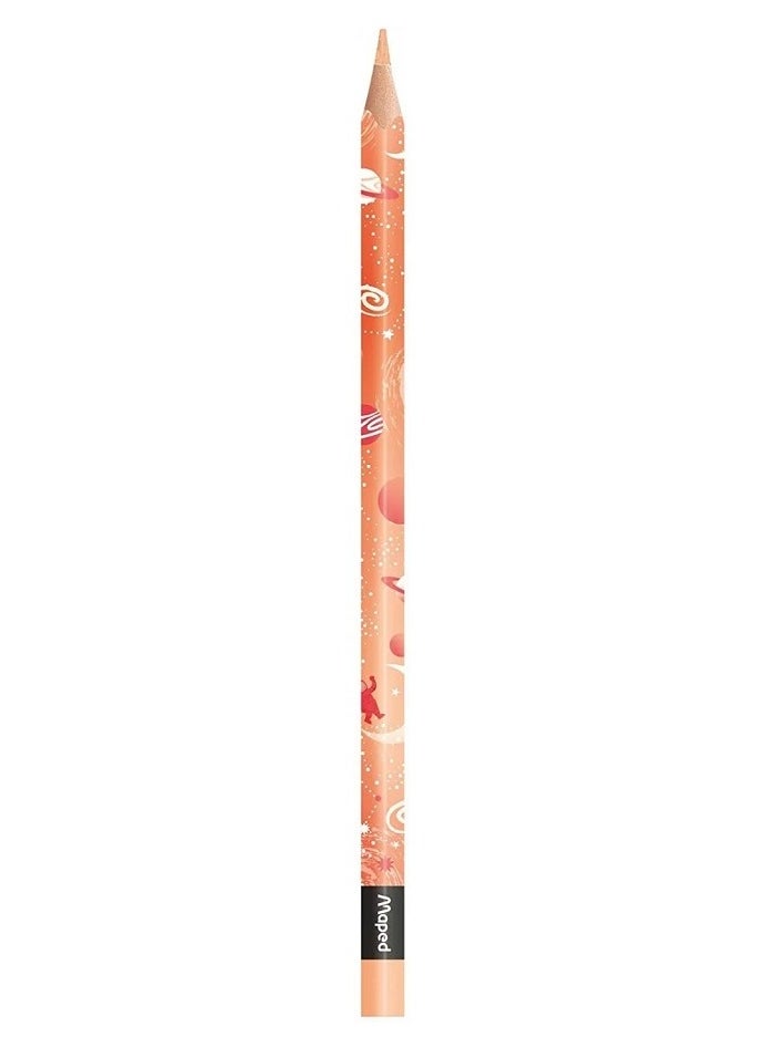 Maped 12 pcs colour pencil, Cosmic triangular crayons  - Image 4
