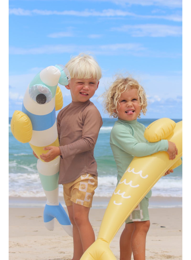 SUNNY LIFE Kids Inflatable Pool Noodle Set of 2 – Finn the Fish Multi Design – Colorful Floating Water Noodles for Toddlers, Boys & Girls – Lightweight & Durable Swim Toys for Pool, Beach & Summer Fun - Image 5