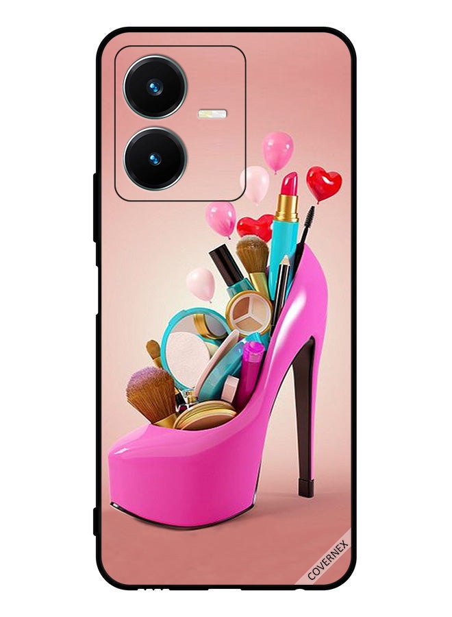 Covernex Protective Case Cover For vivo Y22 Shoe With Makeup Items - Image 1