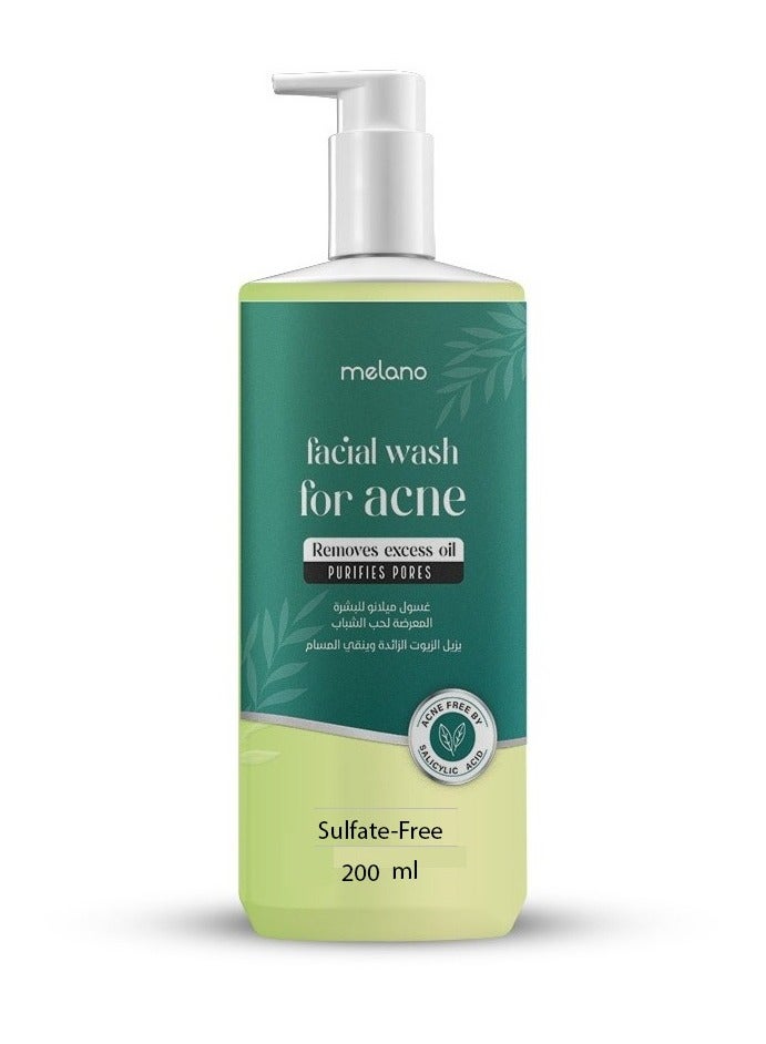 Melano Pharma Melano Facial Wash For Acne 200 ml  - Image 1