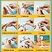 Vazkequ 100 Set Fork Creativity Set Plastic Sporks Red Pipe Cleaners Clever Eyes Popsicle StickMake Your own Forky - Image 3