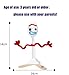 Vazkequ 100 Set Fork Creativity Set Plastic Sporks Red Pipe Cleaners Clever Eyes Popsicle StickMake Your own Forky - Image 2