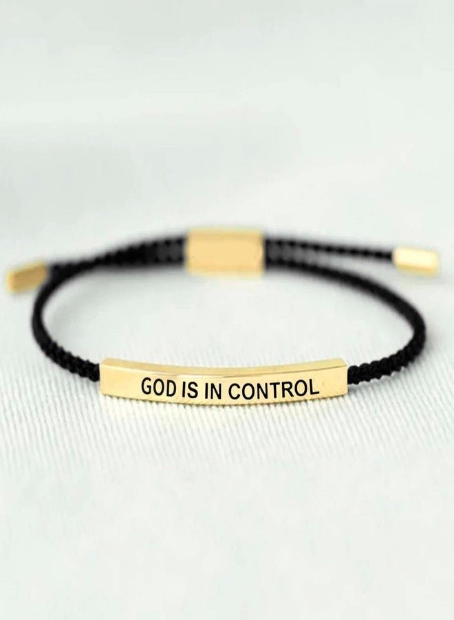 Hoheng God Is In Control Bracelet Jesus Bracelets Christian Faith Jewelry Inspirational Religious Gift for Women Men Encouragement Scripture Bracelets - Image 5