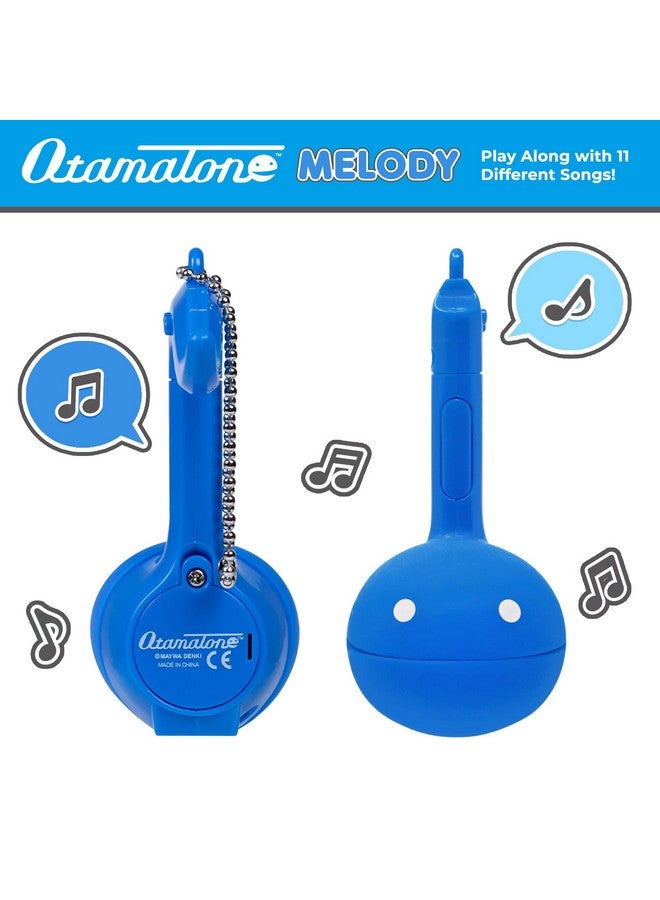 Otamatone أوتاماتون سلسلة الميلودي - لعبة موسيقية إلكترونية يابانية [حجم صغير] [11 أغنية مسبقة البرمجة] سينثسايزر محمول من اليابان بواسطة مايووا دينكي [تعليمات باللغة الإنجليزية]، أزرق - Image 2