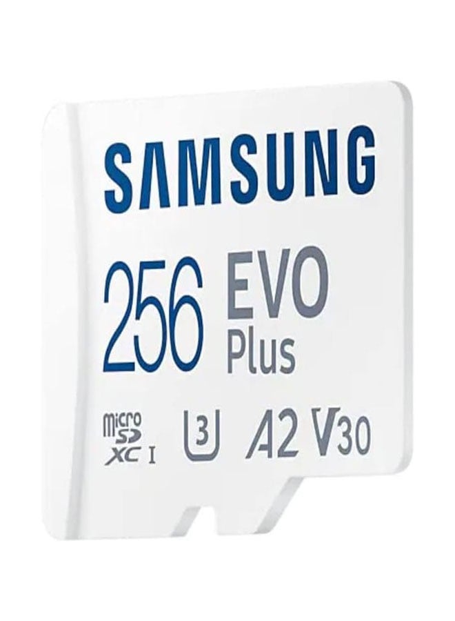 Samsung Evo Plus microSD SDXC U3 Class 10 A2 Memory Card 130MB/s with SD Adapter 2021 (256GB) - Image 2