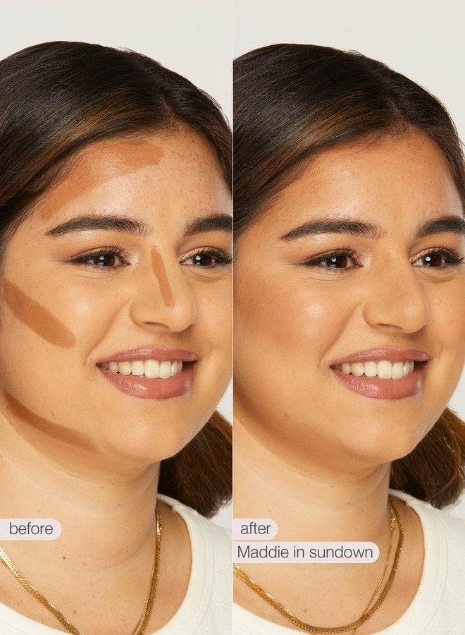 Tarte Cosmetics Tarte Maneater™ Silk Stick Bronzer – Sundown | For Light to Medium Skin Tones, Creamy Silk Finish, Buildable Warm Bronze Color, 0.24 oz - Image 2