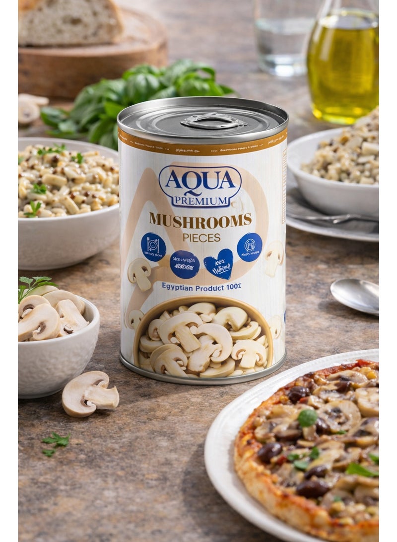 AQUA PREMIUM Mushrooms easy open 400grams Pack of 3 - Image 4