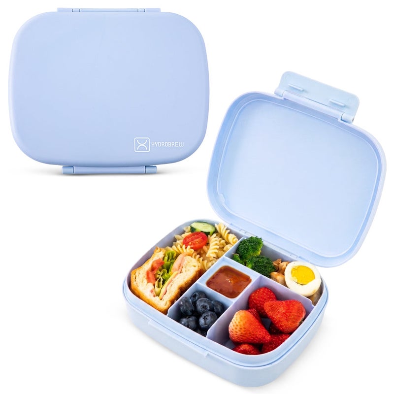 Hydrobrew Smart Serve Bento Lunch Box 1100 ml, 5 compartment- Sky Mist - Image 1