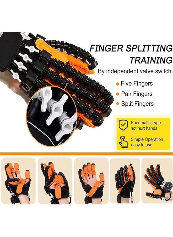 XiuWoo Rehability Robot Gloves Hand Stroke Recovery Equipment Hand Dysfunction Patient Training Device Stroke Hemiplegia Finger Orthosis for Long Term Relief Finger Cramps  - Image 3