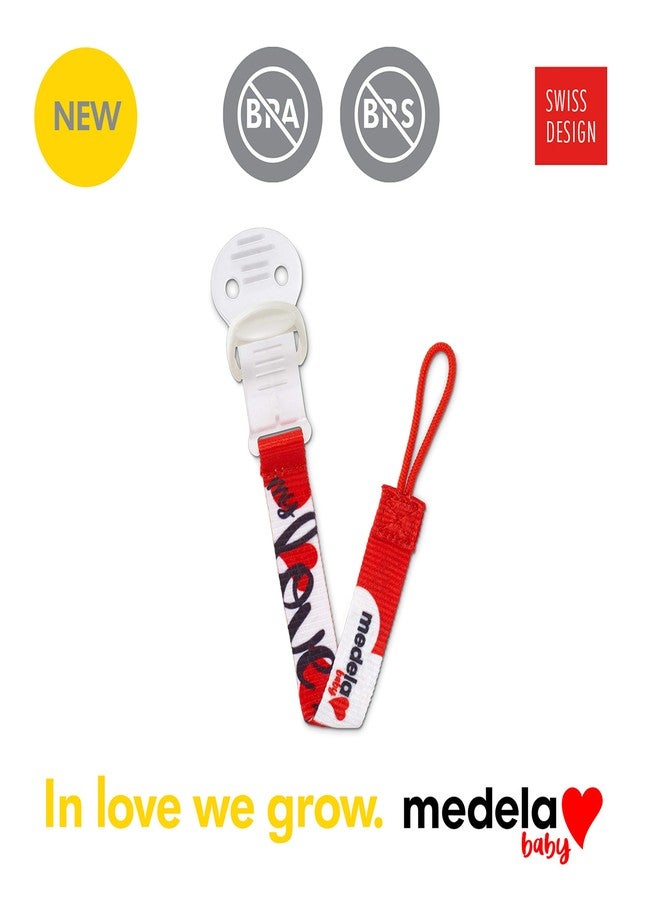 Medela Pacifier Clip Holder, Universal Design fits Most Pacifiers, BPA-Free, Opens with One Hand - Image 3