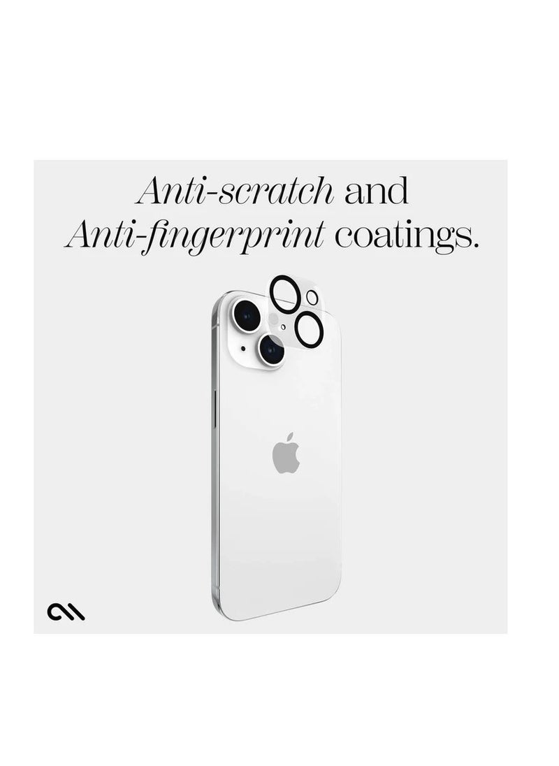 Compatible with iPhone 15/15 Plus & iPhone 14/14 Plus /i iphone 13 Camera Lens Protector, Anti-Scratch HD Tempered Glass Lens Screen Protection Cover,
