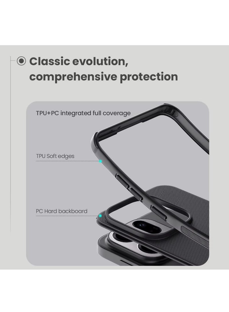 نيلكين جراب OPPO Find X9 Pro، غطاء MagSafe مغناطيسي قوي، حماية من الدرجة الفضائية، مقاوم للخدش، لهاتف OPPO Find X9 Pro، غطاء غير لامع مضاد للانزلاق، متوافق مع غطاء MagSafe، وسادة هوائية مقاومة للصدمات، مضاد لبصمات الأصابع، حماية من السقوط (أسود) - Image 4