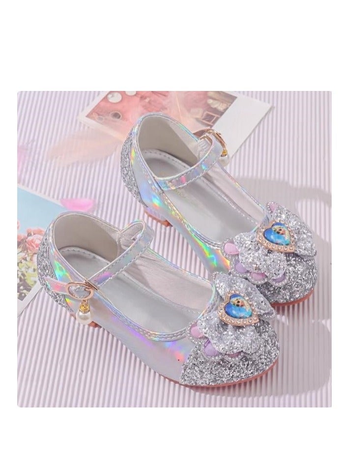 Girl Princess Crystal Soft soled Single Shoes Performance Matching Dress - Image 2