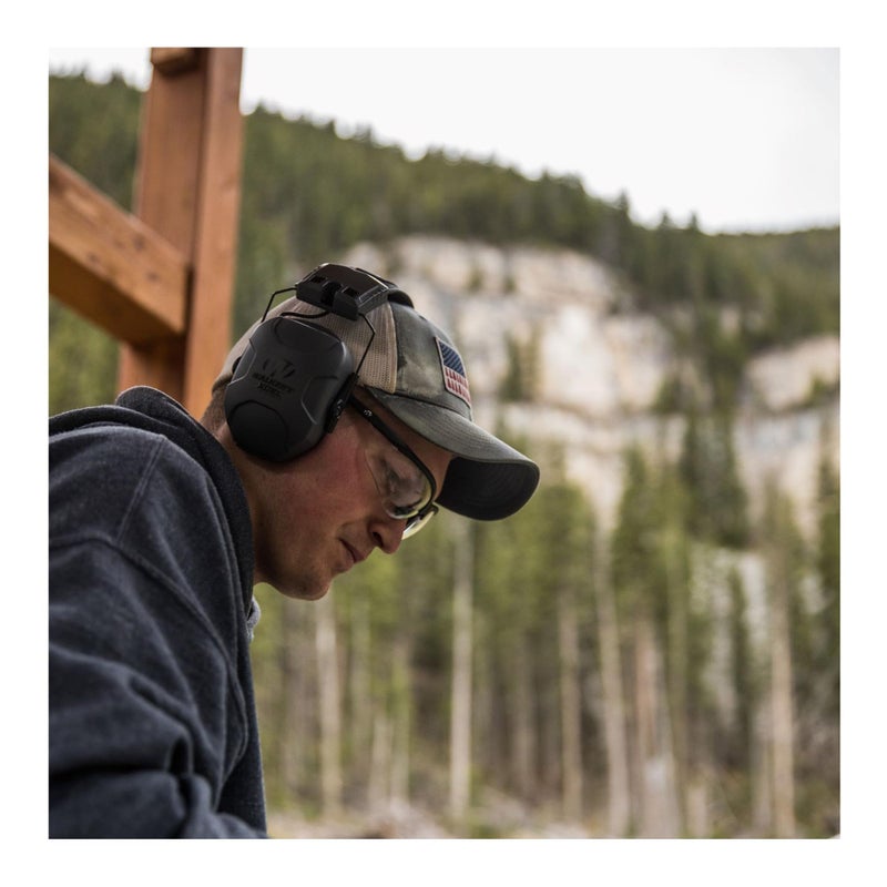 Walker's XCEL 500BT Digital Electronic Ear Protection Muff and Protective Case -Ear muffs provide hearing protection, voice clarity & Bluetooth for work and range use - 4 Listening Modes (2 Items) - Image 5