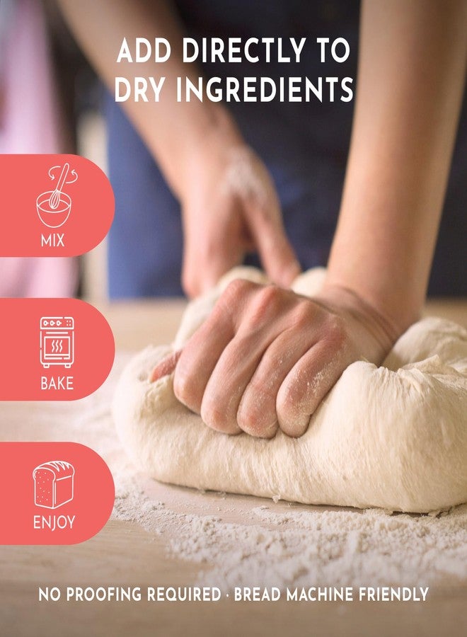 Scratch Red Instant Dry Yeast– All-Purpose Baking Yeast for Bread, Rolls, Sandwich Loaves, Pizza Dough & Bread Machines - (Red 8oz) (1 Packet) - Image 4
