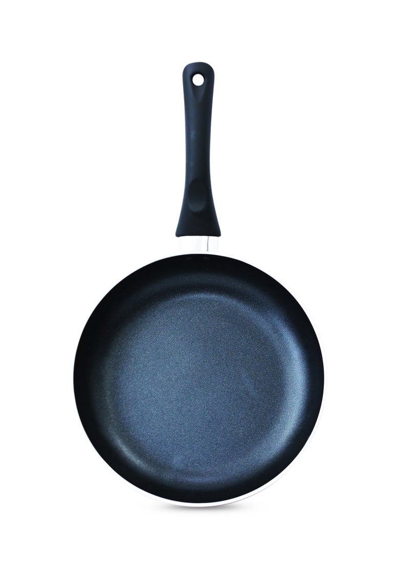 British Chef - Nonstick Frypan with Induction bottom, 3mm Thick & Various Size-Red Black - Image 1