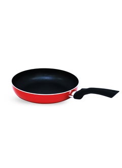 Nonstick Frypan with Induction bottom, 3mm Thick & Various Size-Red Black