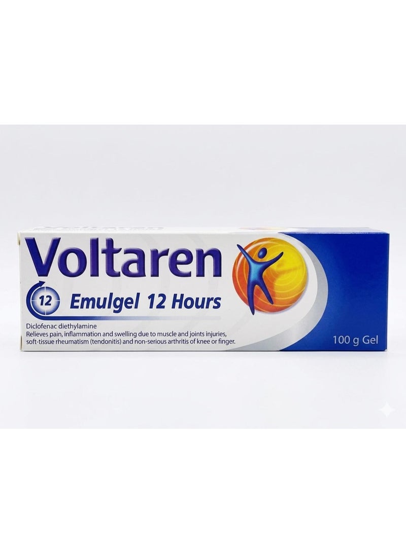 Emulgel 12 Hours Joint and Muscle Pain Reliever Massage Gel 100gram