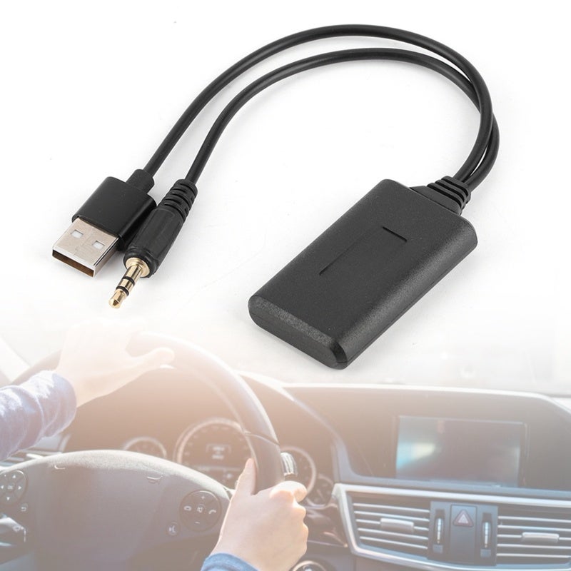 Car Bluetooth Receiver: Bluetooth 5.0 Version High-Speed Transmission Without Distortion - HiFi Stereo Wireless Adapter for Universal Car With AUX Interface - Image 4