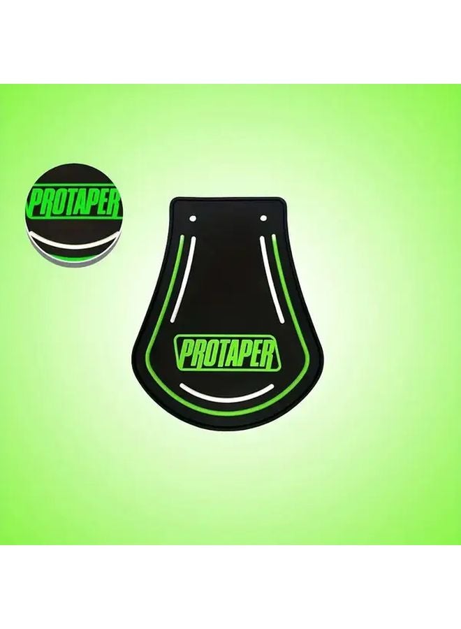 Universal Motorcycle Durable Rubber Fender Front Rear Mud Guards Green - Image 1