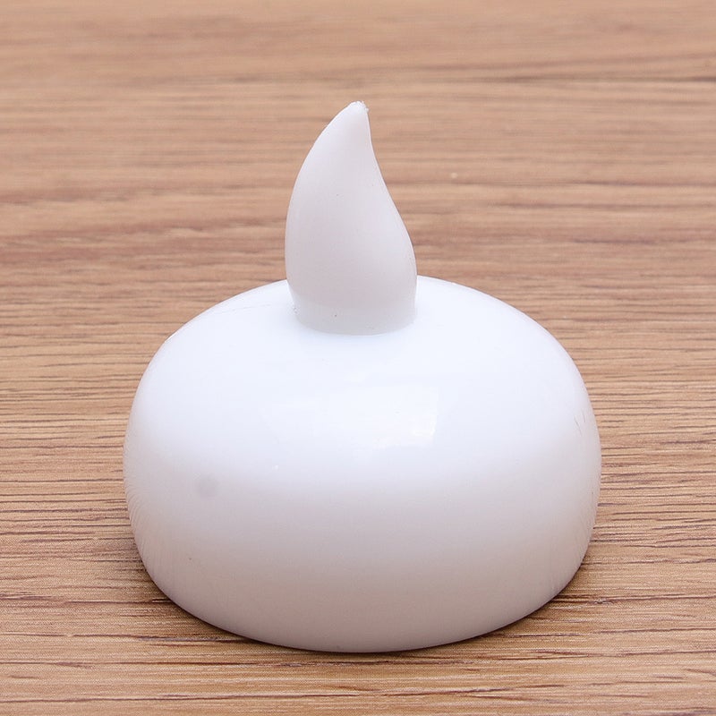 2pcs Floating Candles Lights Candle Lamp for Wedding Party Decoration (White) - Image 3