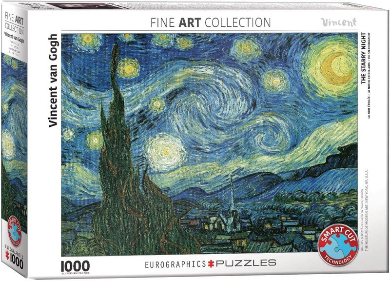 Eurographics 1000-Piece Jigsaw Puzzle - Starry Night by Vincent van Gogh
