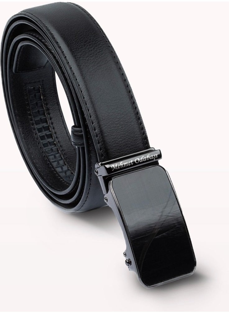 West Polo 5550 Genuine Leather Mechanism Wallet & Artificial Mechanism Belt Men's Set  - Image 5