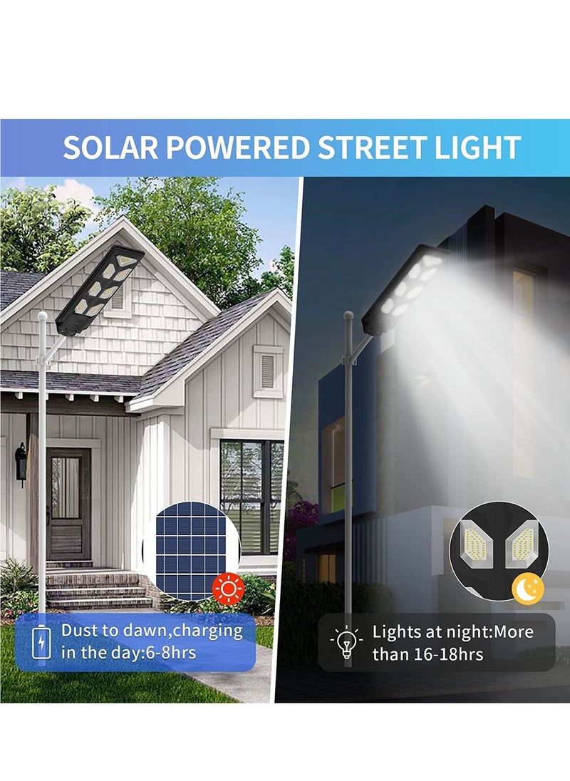 Sumkyle Outdoor LED Solar Street Light with Motion Sensor,Waterproof IP65 Floodlight with Remote Control,Solar Light for Patio, Yard, Garage  - Image 5