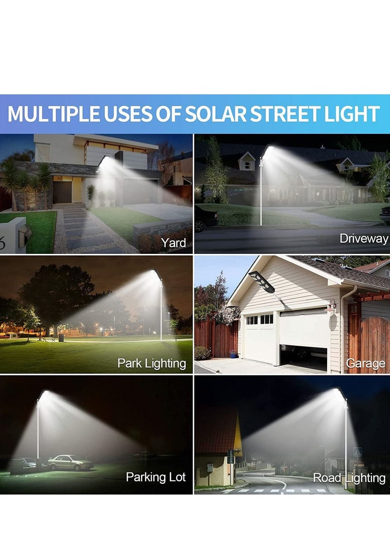 Sumkyle Outdoor LED Solar Street Light with Motion Sensor,Waterproof IP65 Floodlight with Remote Control,Solar Light for Patio, Yard, Garage  - Image 3