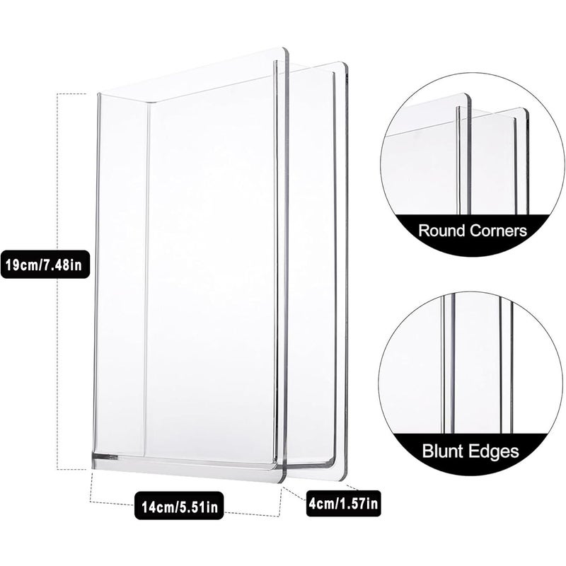 Custom Photo Book Vase Acrylic Book Shaped Vase 1pc Transparent Suitable For Fresh Flowers Modern Home Decor Transparent Vase For Bedroom Living Room Dining Table Mother's Day Gift - Image 5