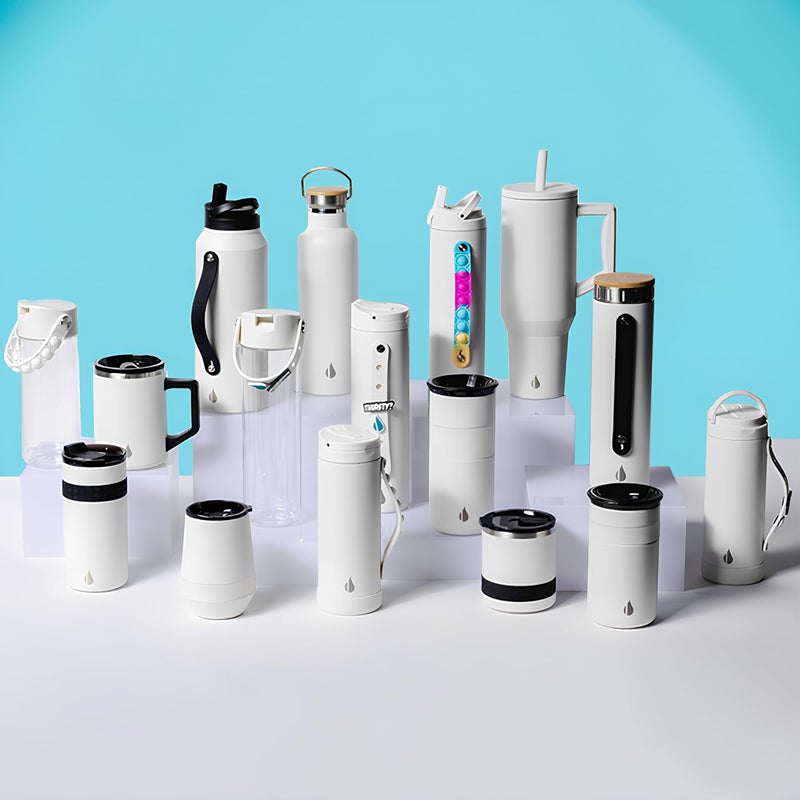 Elemental Insulated Coffee Mug - Triple-Wall Stainless Steel Summit Travel Cup for Hot and Cold Drinks - Thermal Coffee Mug with Lid and Handle for Camping  Office & Travel 16oz - White - Image 5