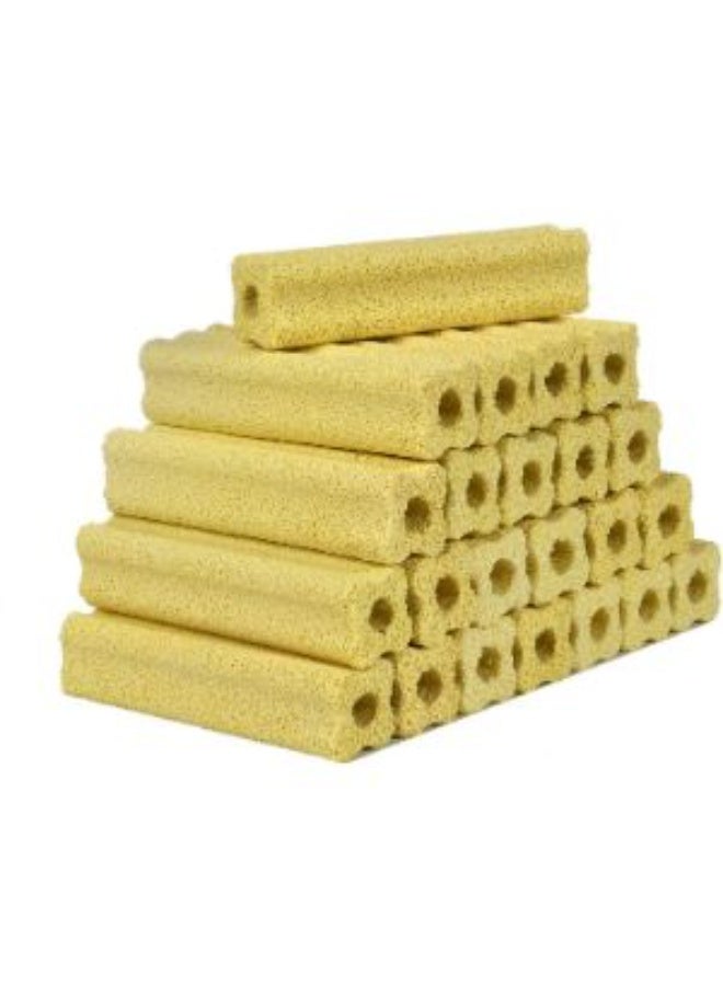 وسائط ترشيح طويلة صفراء من Bio Blocks - 16.5 × 4.2 سم - Image 1