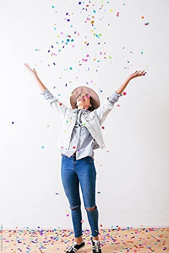 C R Tradelink Party Poppers for Birthday and Other Celebrations Sparkle Rose Petals Paper Shower Pack of 2 Pcs 40 CM Approx  - Image 4