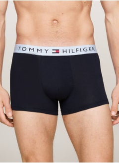 TOMMY HILFIGER Men's 3 Pack Trunks - Cotton, Multicolour  - Image 4