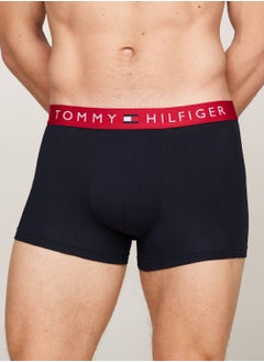 TOMMY HILFIGER Men's 3 Pack Trunks - Cotton, Multicolour  - Image 2