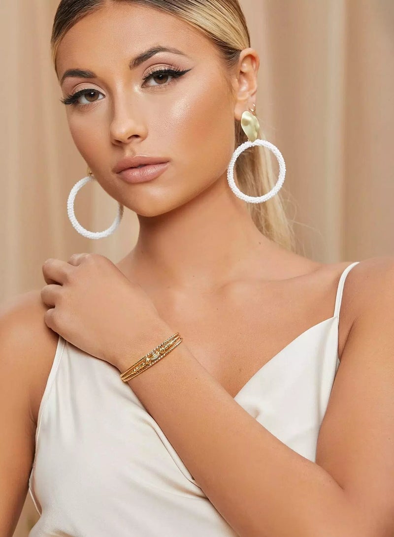 Solid Cuff Bangle  - Image 5