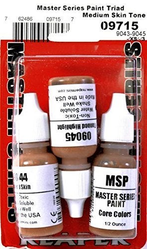 Reaper 09715 Master Series Paint Triad 3Piece Set Medium Skin Tone - Image 1