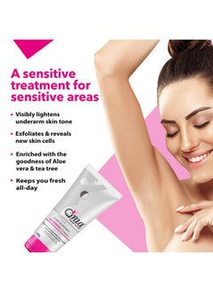 Qraa Qraa Advanced Lacto Dark Underarm Cream, 100g For even toned underarms - Paraben Free  - Image 3