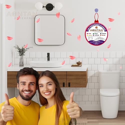 AONTAN ENTERPRISE Air Freshener flower Rose, Lavender, Jasmine, Mogra, lemon, sandal Block bathroom freshener for toilet, Washroom air freshener toilet 60 Gram Each (12 Pcs) - Image 3