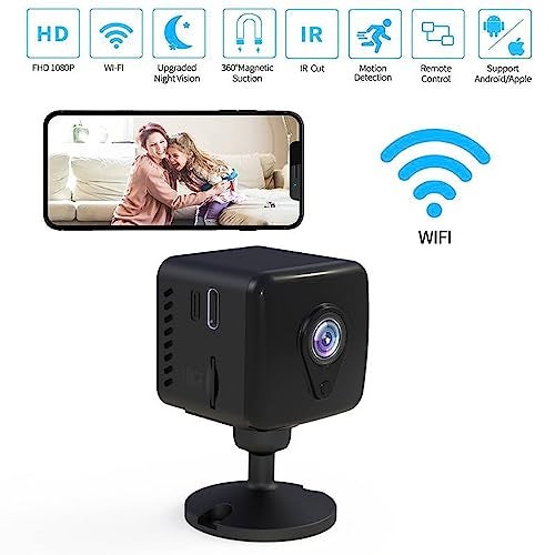 TECHNOVIEW WiFi Camera,1080P, Upto 4 Hours Battery Backup, Night Vision, Wide Angle, Indoor HD Mini Portable Camera,Support Mobile Phone Real Time Viewing (Super WiFi Camera A18) - Image 4