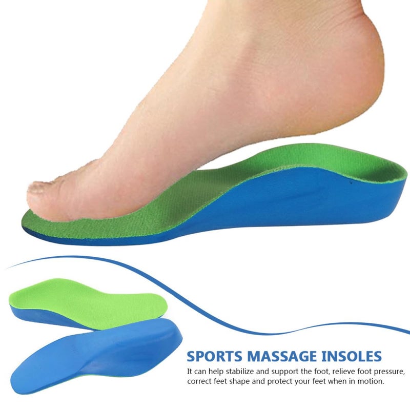 Flat Feet Orthotic Insoles For Kids Arch Support Gait Correction Comfort 16cm - Image 5