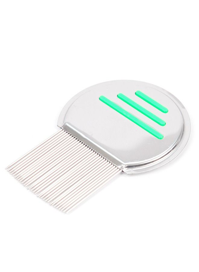 فرشاة شعر الأطفال من الفولاذ المقاوم للصدأ 1PC لمكافحة القمل، مشط ذو أسنان عالية الكثافة خالي من البيض، قاتل القمل - Image 1