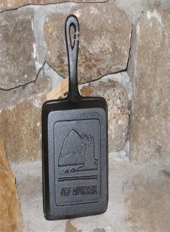 Old Mountain Pre Seasoned 5 x 3/4 Inch Square Skillet - Image 2