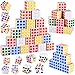 GOLDGE 40 Mini Cube Puzzles 118in 3x3 Fun Party Favors for Kids School Rewards Classroom Prizes Perfect for Birthdays Easter Christmas Stocking Stuffers 40PCS6 Colors Black - Image 3