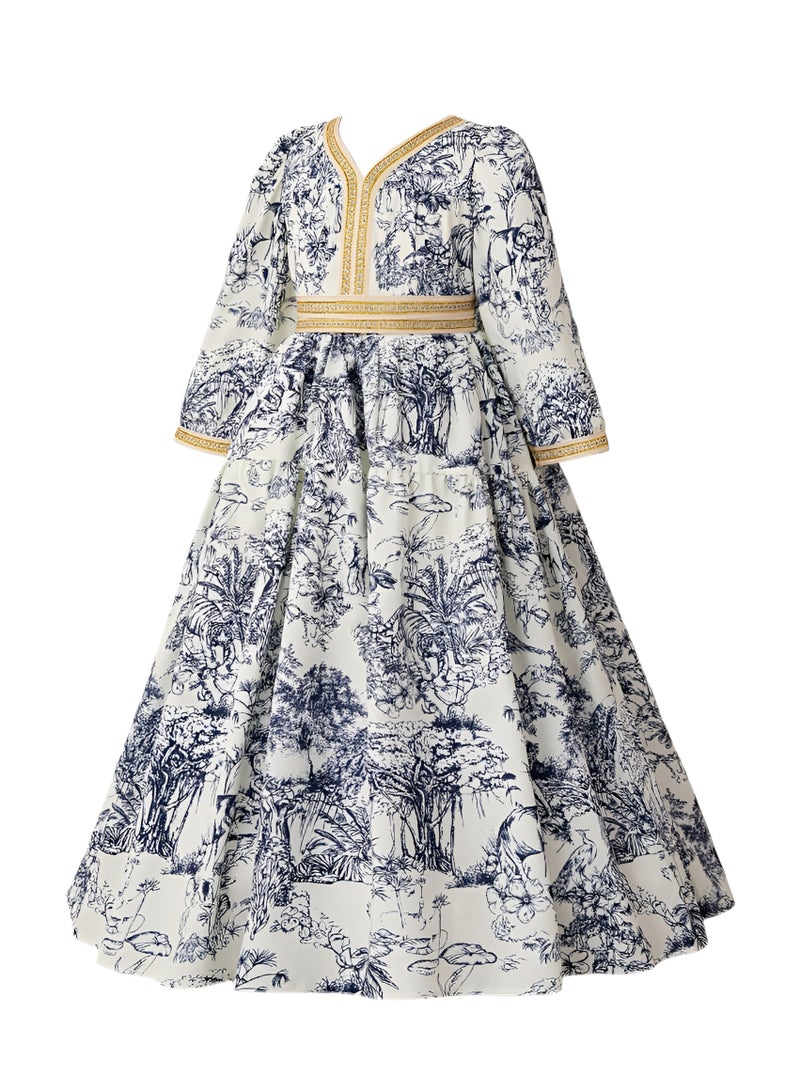 D'Daniela D' Daniela - Maya Modesty Abaya Dress - Multicolor - Image 2