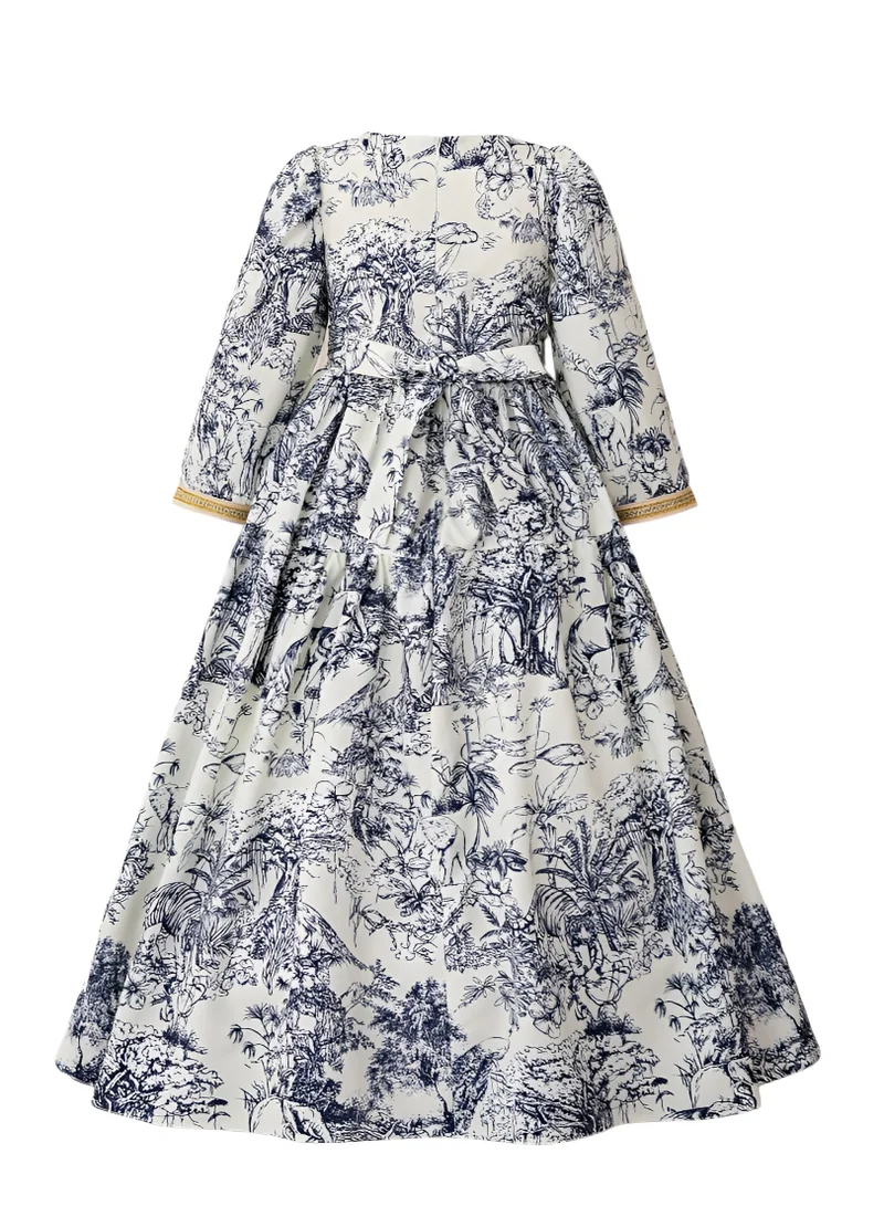 D'Daniela D' Daniela - Maya Modesty Abaya Dress - Multicolor